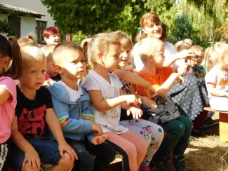 Szüreti hangulat a Százszorszép Óvodában