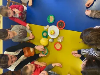 "Mi kell neked? Fatető, fatető, deszka madáretető!"