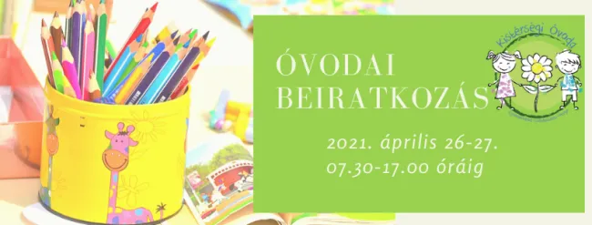 ÓVODAI BEIRATKOZÁS HIRDETMÉNY 