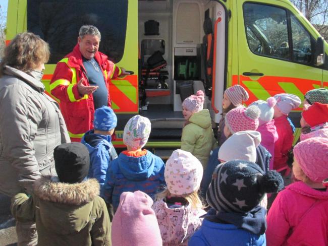Gyomaendrődi Mentőállomáson jártak a Százszorszép Ovisok