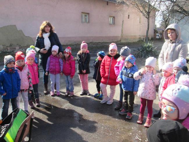 Gyomaendrődi Mentőállomáson jártak a Százszorszép Ovisok