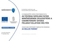 Intézményfejlesztés - Csemetekert Óvoda
