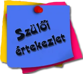 SZÜLŐI ÉRTEKEZLET - NAPRAFORGÓ ÓVODA