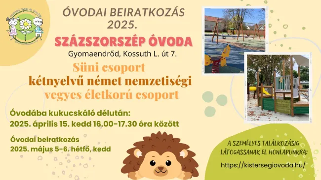 óvodába kukucskáló